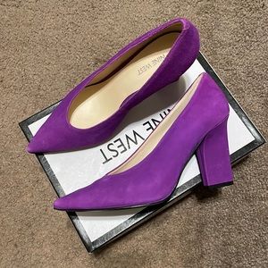 NINE WEST suede pumps still in box!
